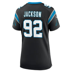 Cam Jackson Carolina Panthers Women's Team Game Jersey Black