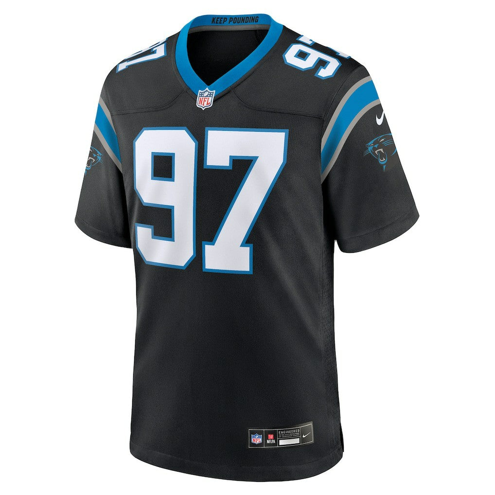 Bobby Brown III Carolina Panthers Team Game Jersey Black