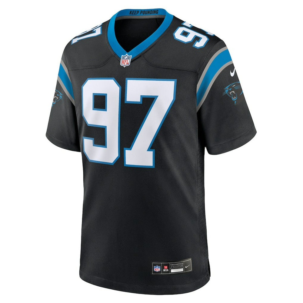 Bobby Brown III Carolina Panthers Team Game Jersey Black