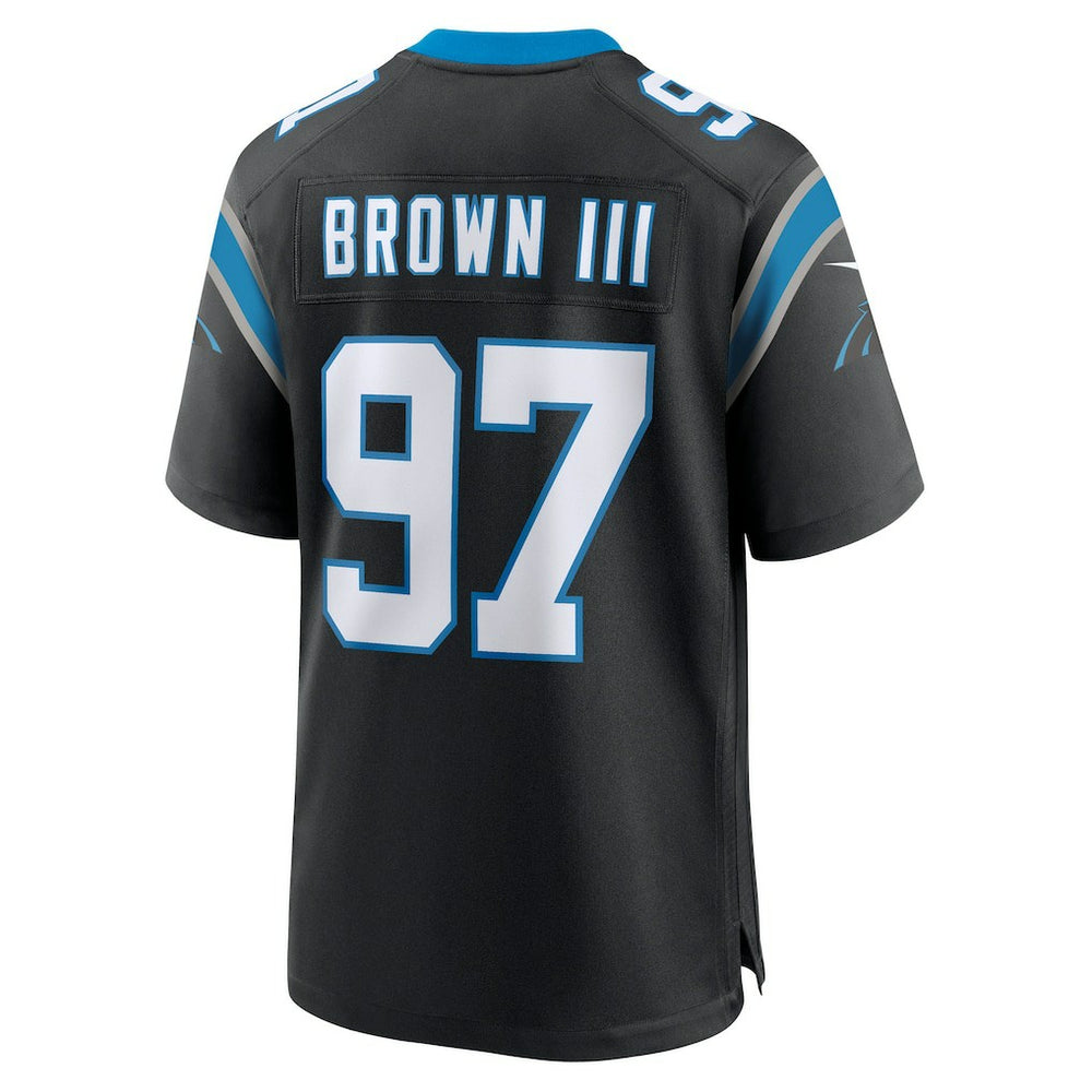 Bobby Brown III Carolina Panthers Team Game Jersey Black