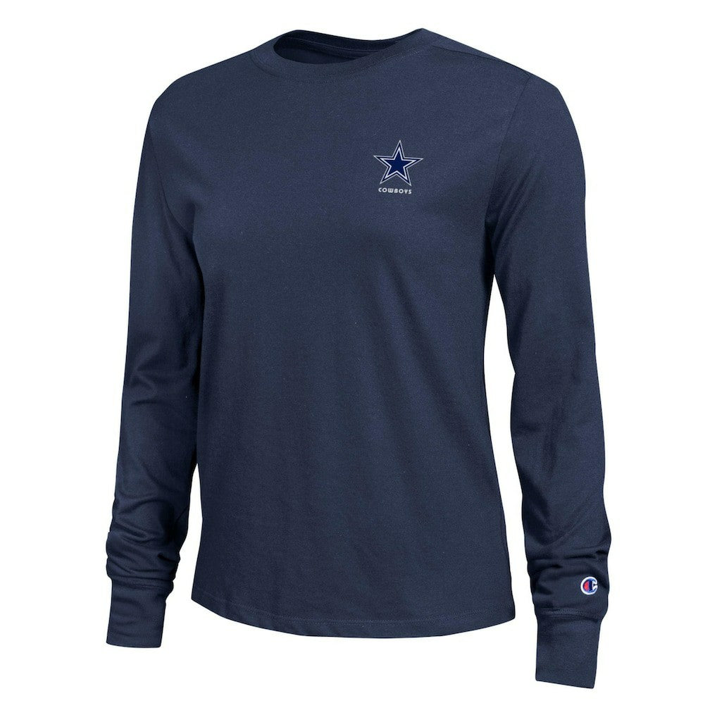 Dallas Cowboys Champion Women's Core Long-Sleeve T-Shirt Navy