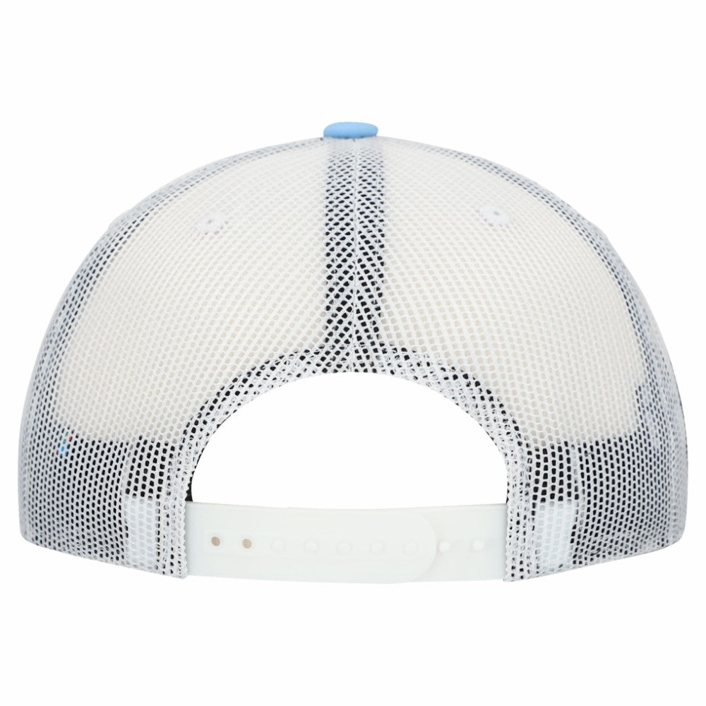 Manchester City Unisex Free Rider Trucker Snapback Hat Light Blue shop