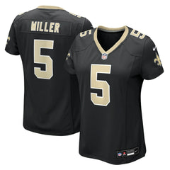 Kendre Miller New Orleans Saints Women's Team Game Jersey Black