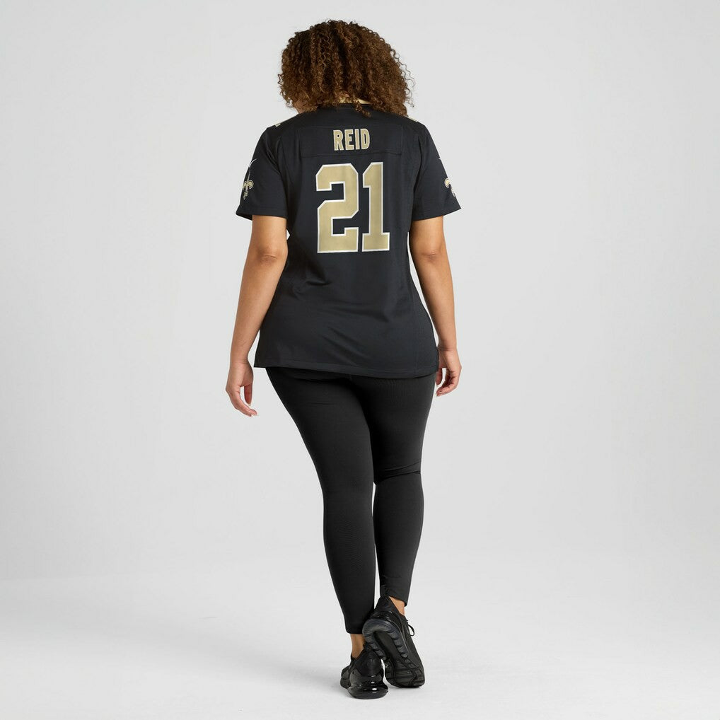 Justin Reid New Orleans Saints Women's Team Game Jersey Black