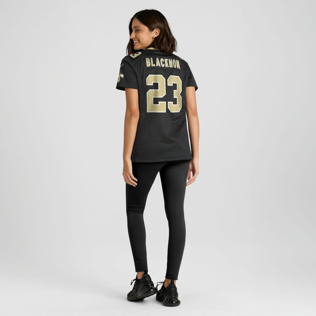 Julian Blackmon New Orleans Saints Women's Team Game Jersey Black