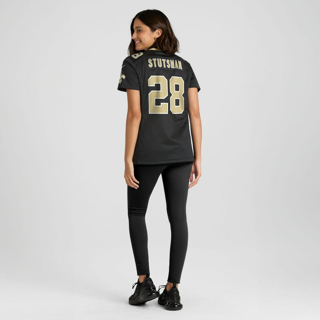 Danny Stutsman New Orleans Saints Women's Team Game Jersey Black