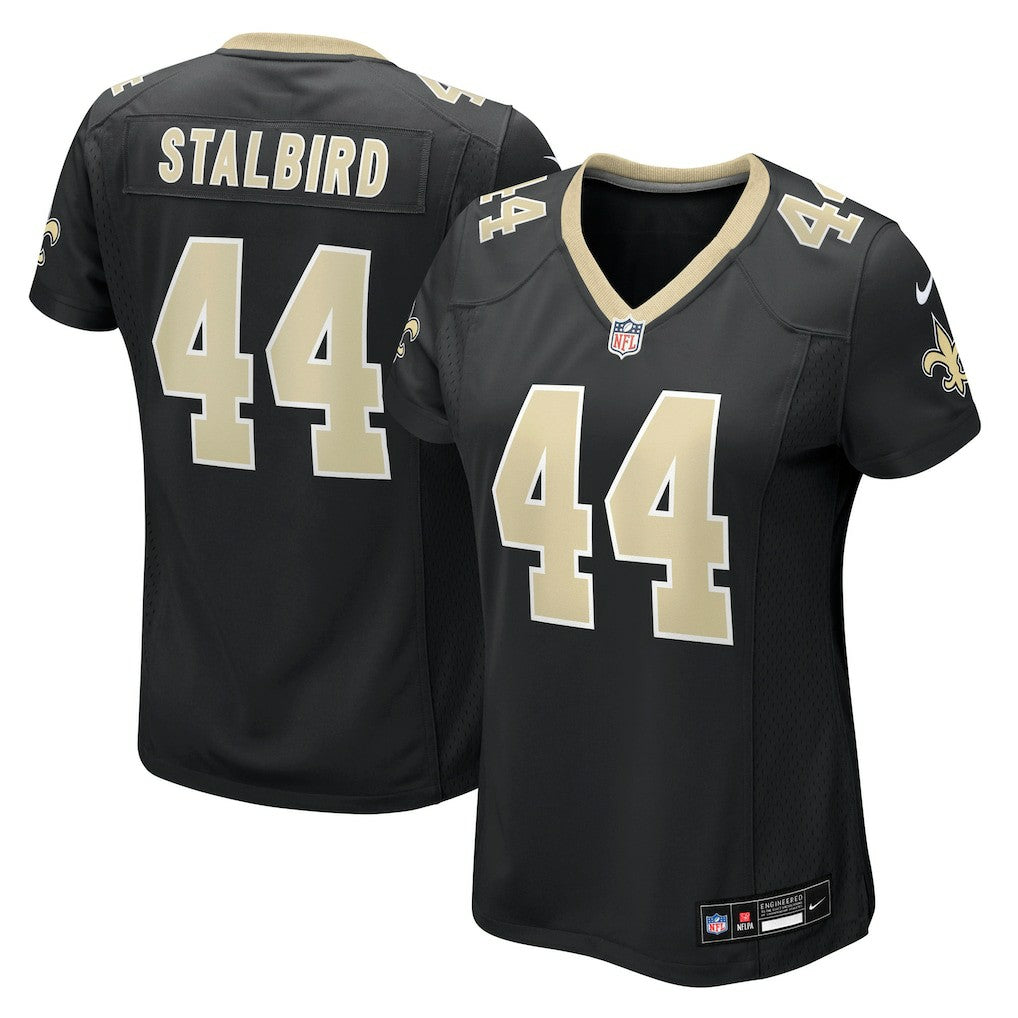 Isaiah Stalbird New Orleans Saints Women's Team Game Jersey Black