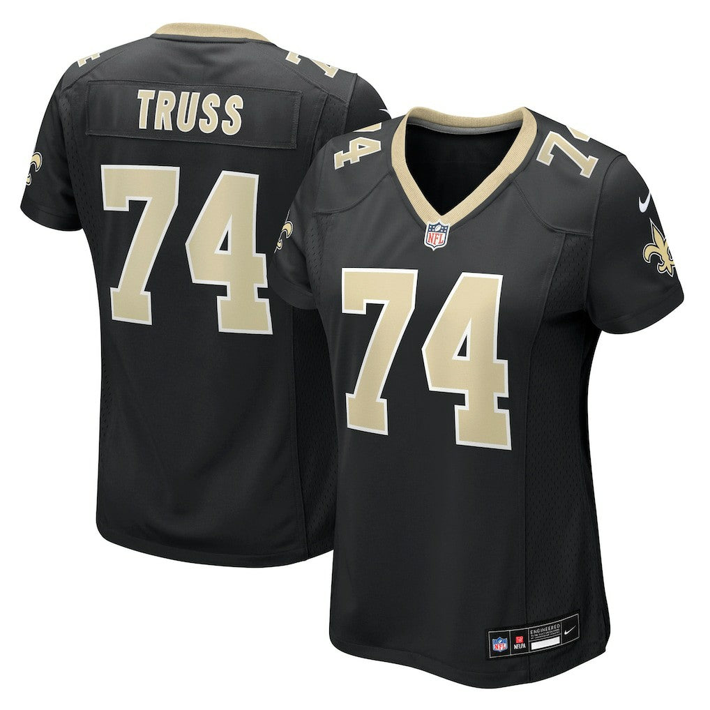 Xavier Truss New Orleans Saints Women's Team Game Jersey Black