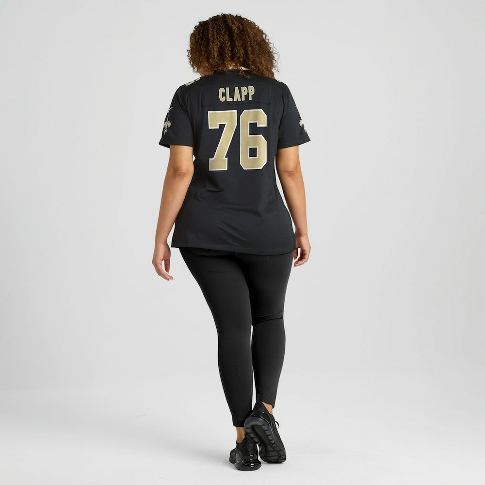 Will Clapp New Orleans Saints Women's Team Game Jersey Black