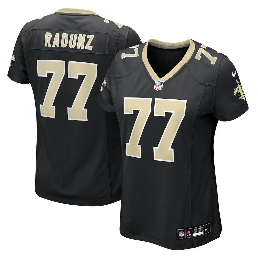 Dillon Radunz New Orleans Saints Women's Team Game Jersey Black