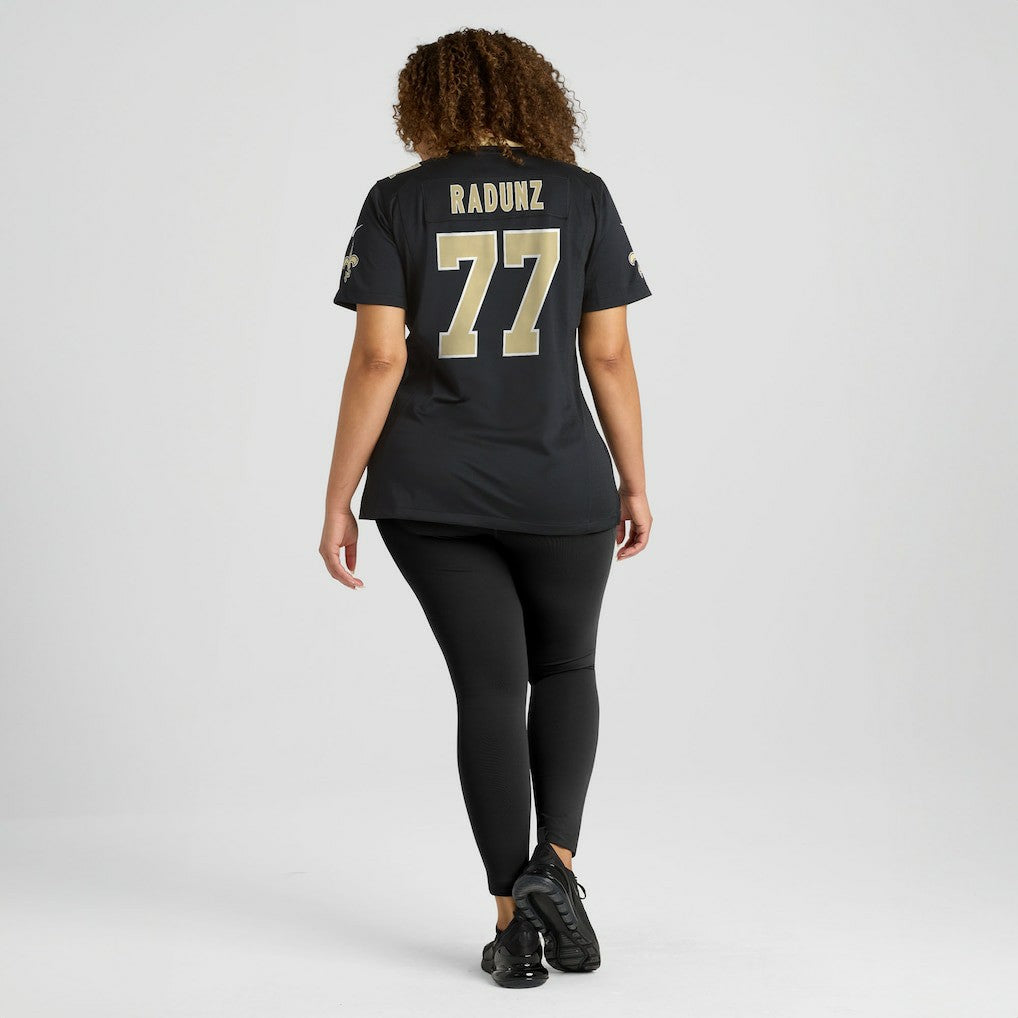 Dillon Radunz New Orleans Saints Women's Team Game Jersey Black