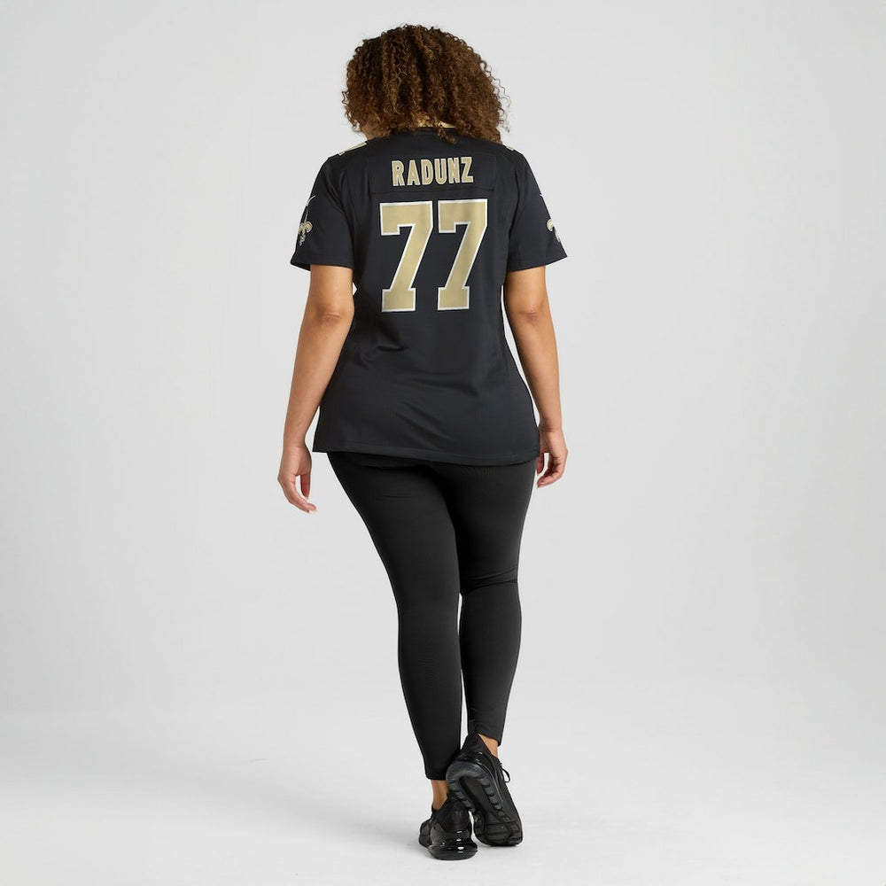 Dillon Radunz New Orleans Saints Women's Team Game Jersey Black