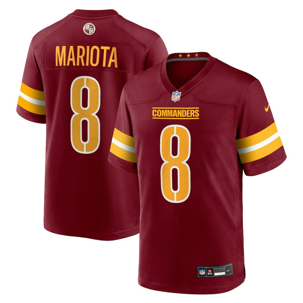 Marcus Mariota Washington Commanders Team Game Jersey Burgundy