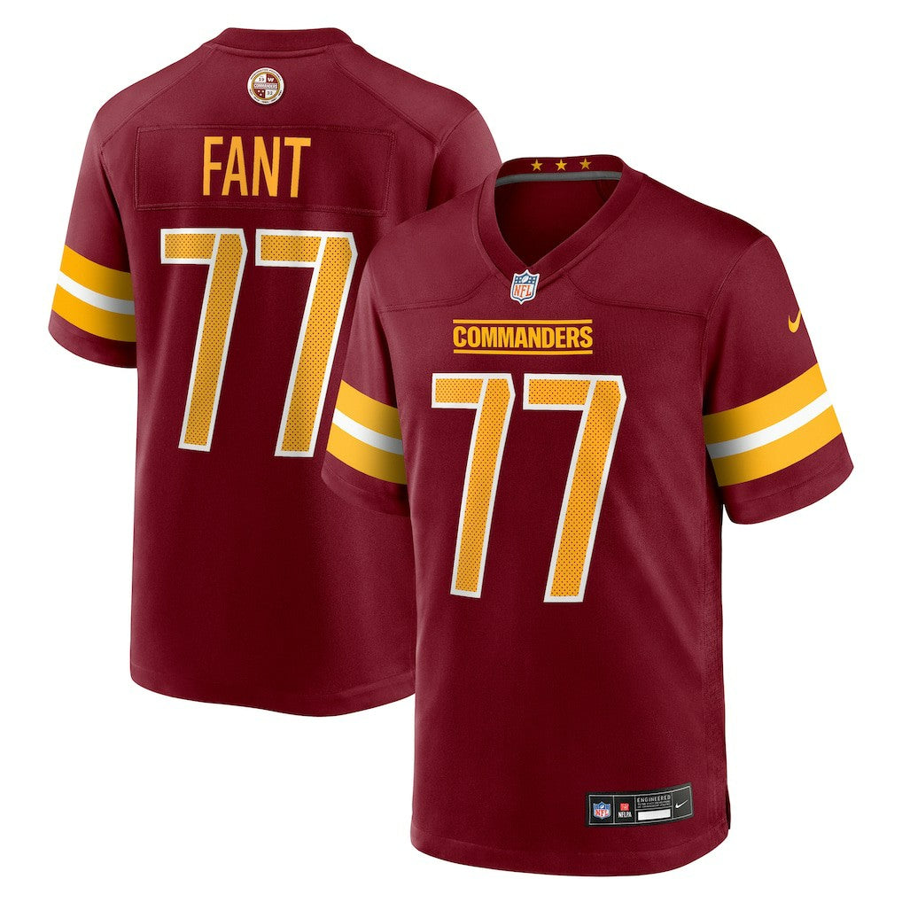 George Fant Washington Commanders Team Game Jersey Burgundy