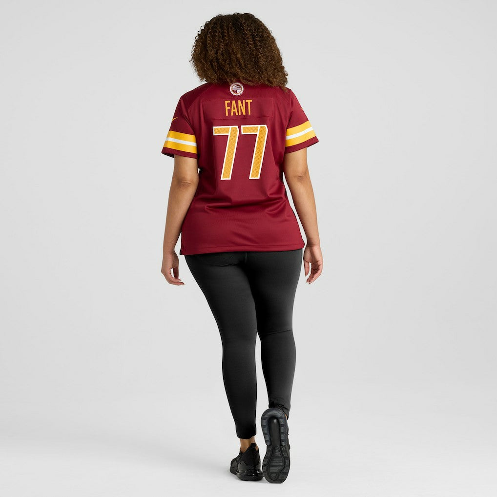 George Fant Washington Commanders Women's Team Game Jersey Burgundy