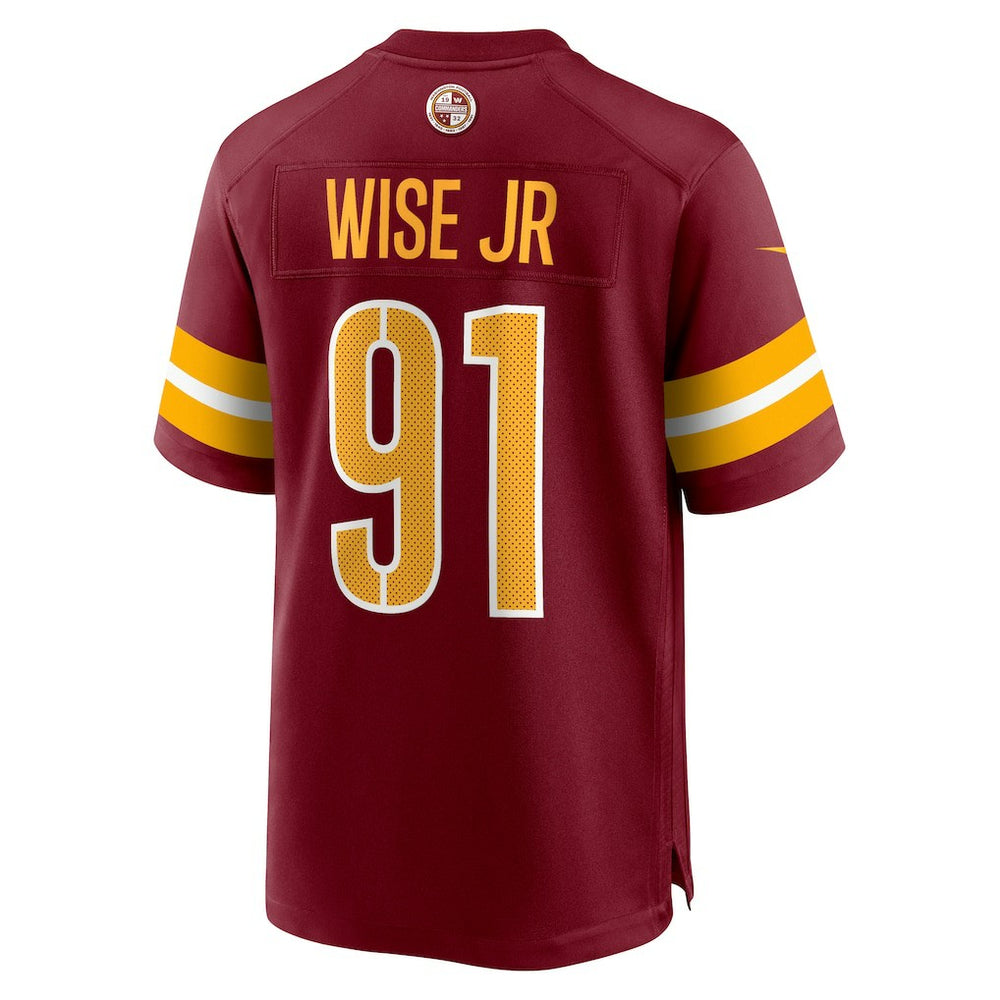 Deatrich Wise Jr. Washington Commanders Team Game Jersey Burgundy