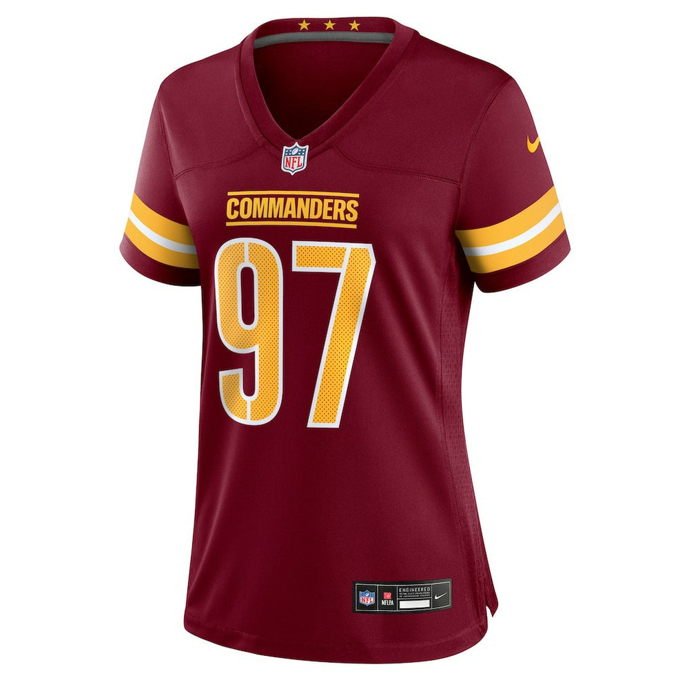 Eddie Goldman Washington Commanders Women's Team Game Jersey Burgundy
