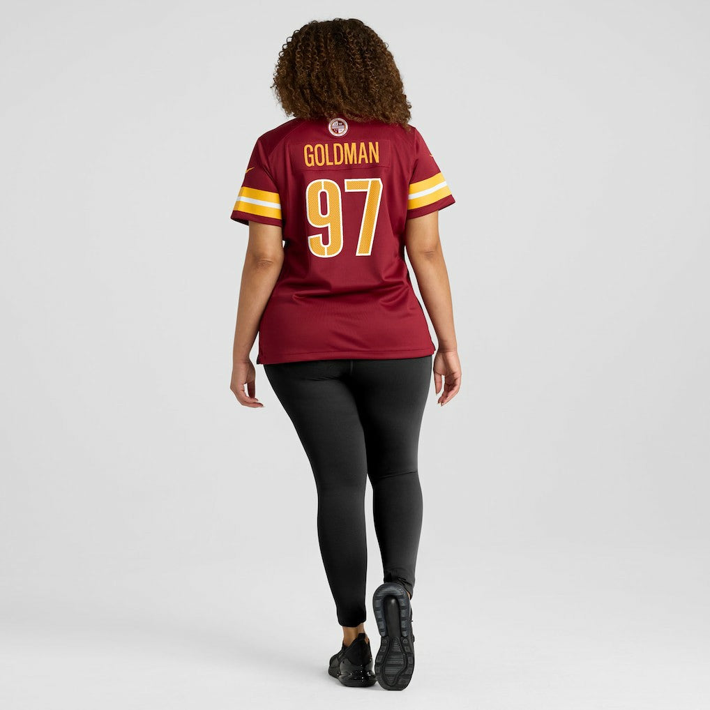 Eddie Goldman Washington Commanders Women's Team Game Jersey Burgundy