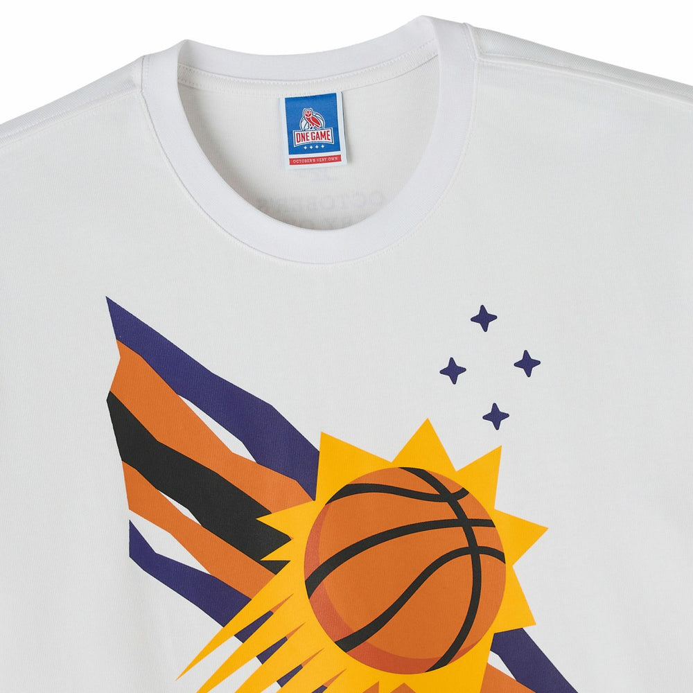 Phoenix Suns OVO x NBA Heavyweight T-Shirt White