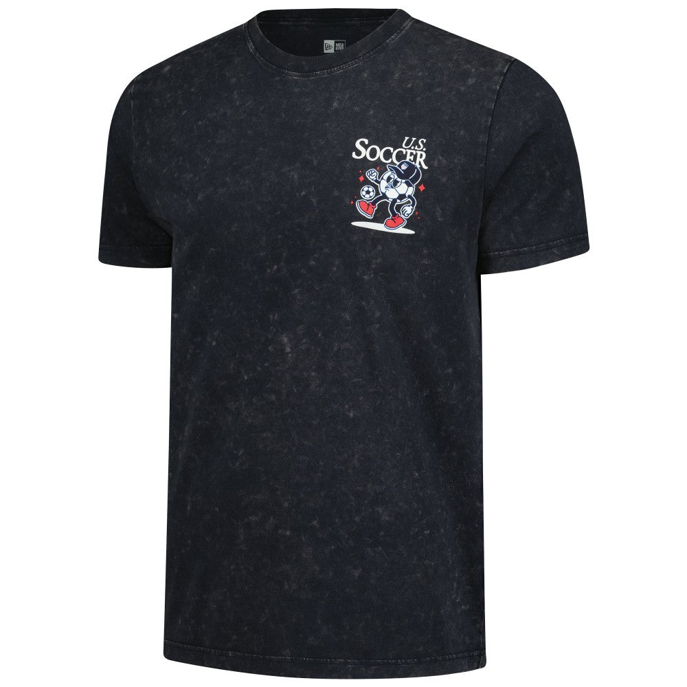 USMNT New Era Old School Sport Washed T-Shirt Navy