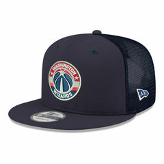 Washington Wizards Core Logo Meshback 9FIFTY Snapback Hat Navy