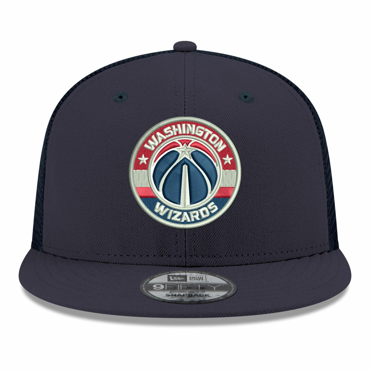 Washington Wizards Core Logo Meshback 9FIFTY Snapback Hat Navy