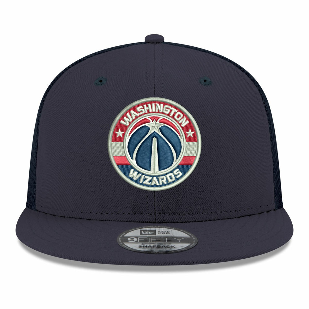 Washington Wizards Core Logo Meshback 9FIFTY Snapback Hat Navy