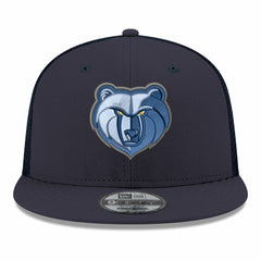 Memphis Grizzlies Core Logo Meshback 9FIFTY Snapback Hat Navy