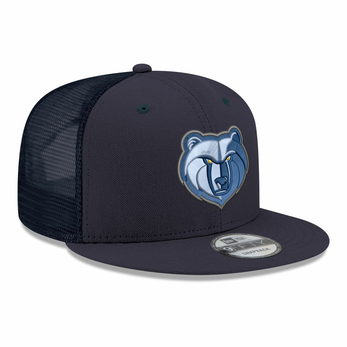 Memphis Grizzlies Core Logo Meshback 9FIFTY Snapback Hat Navy