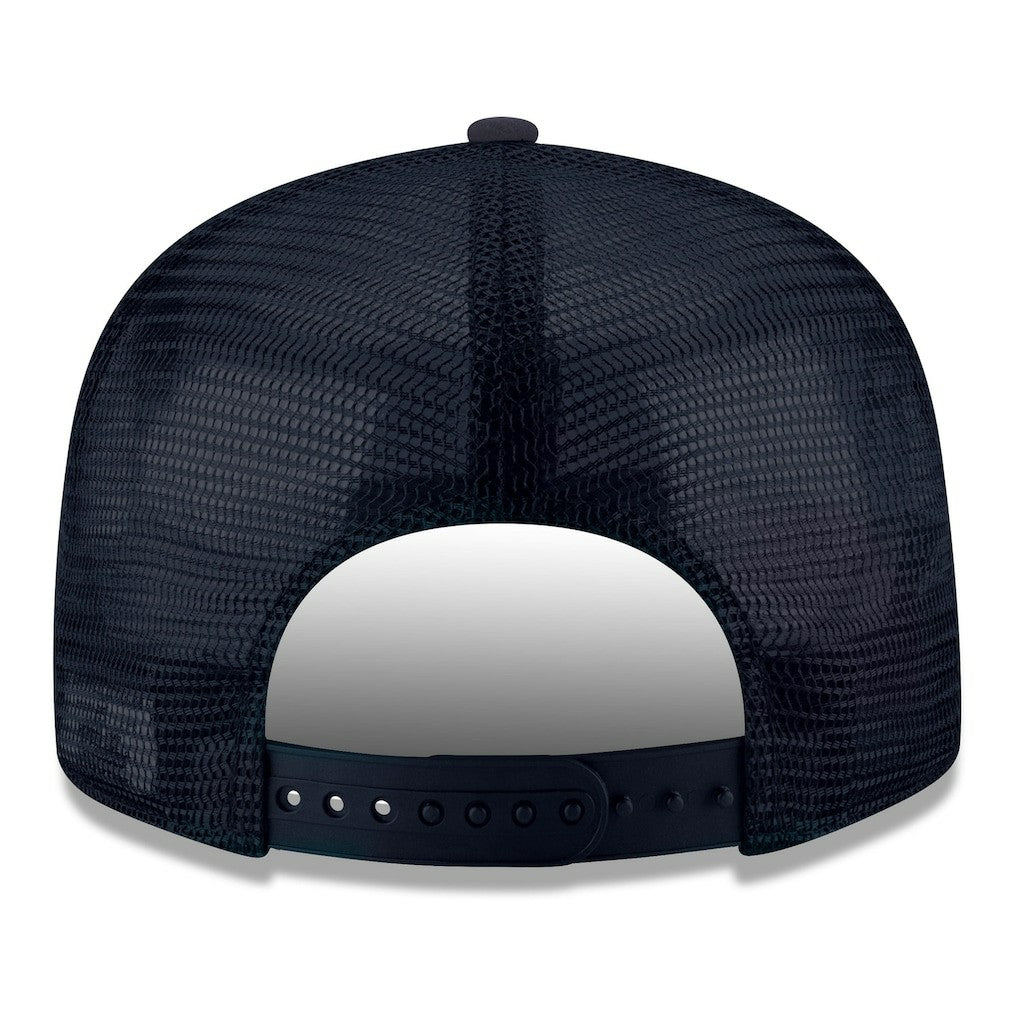 New Orleans Pelicans Core Logo Meshback 9FIFTY Snapback Hat Navy