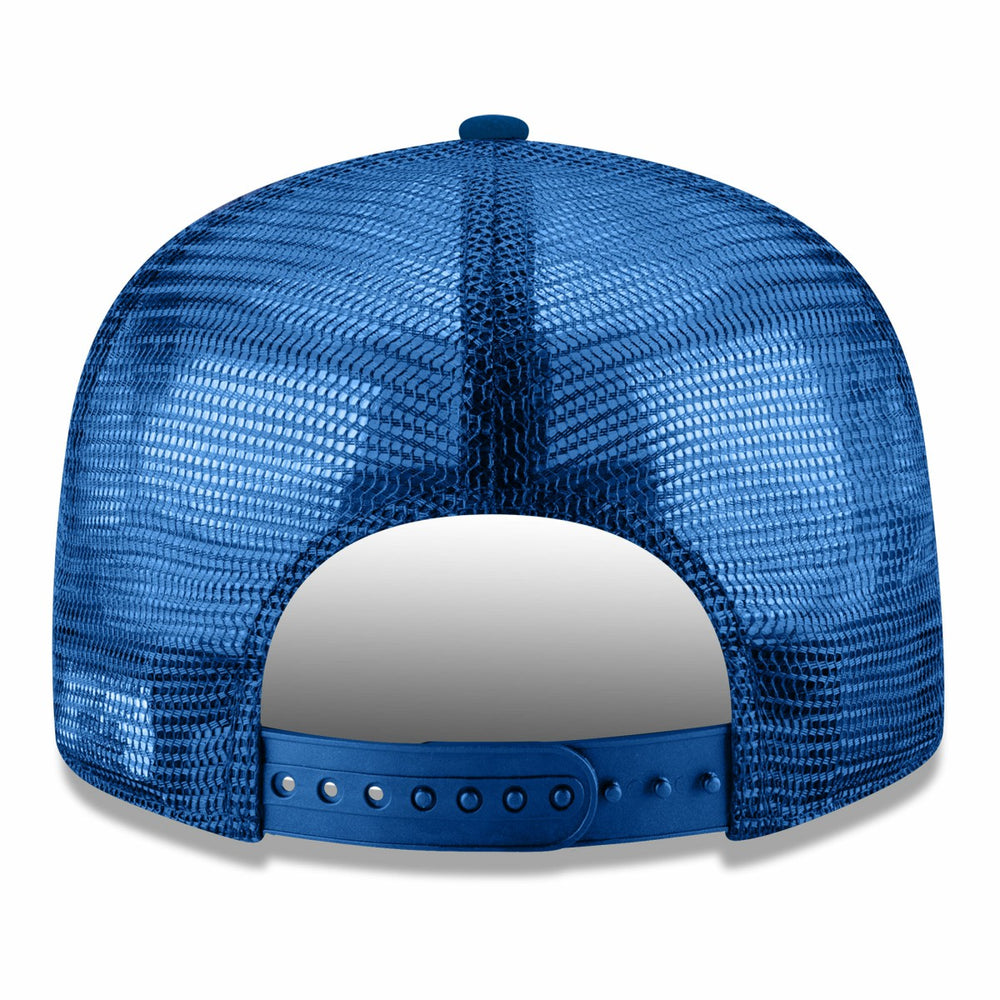 New York Knicks Core Logo Meshback 9FIFTY Snapback Hat Blue