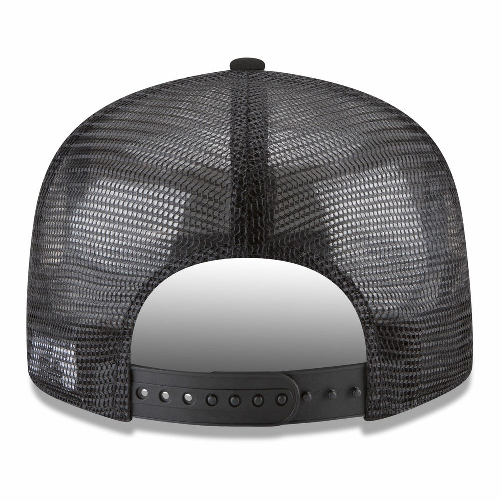 New York Knicks Core Logo Meshback 9FIFTY Snapback Hat Black