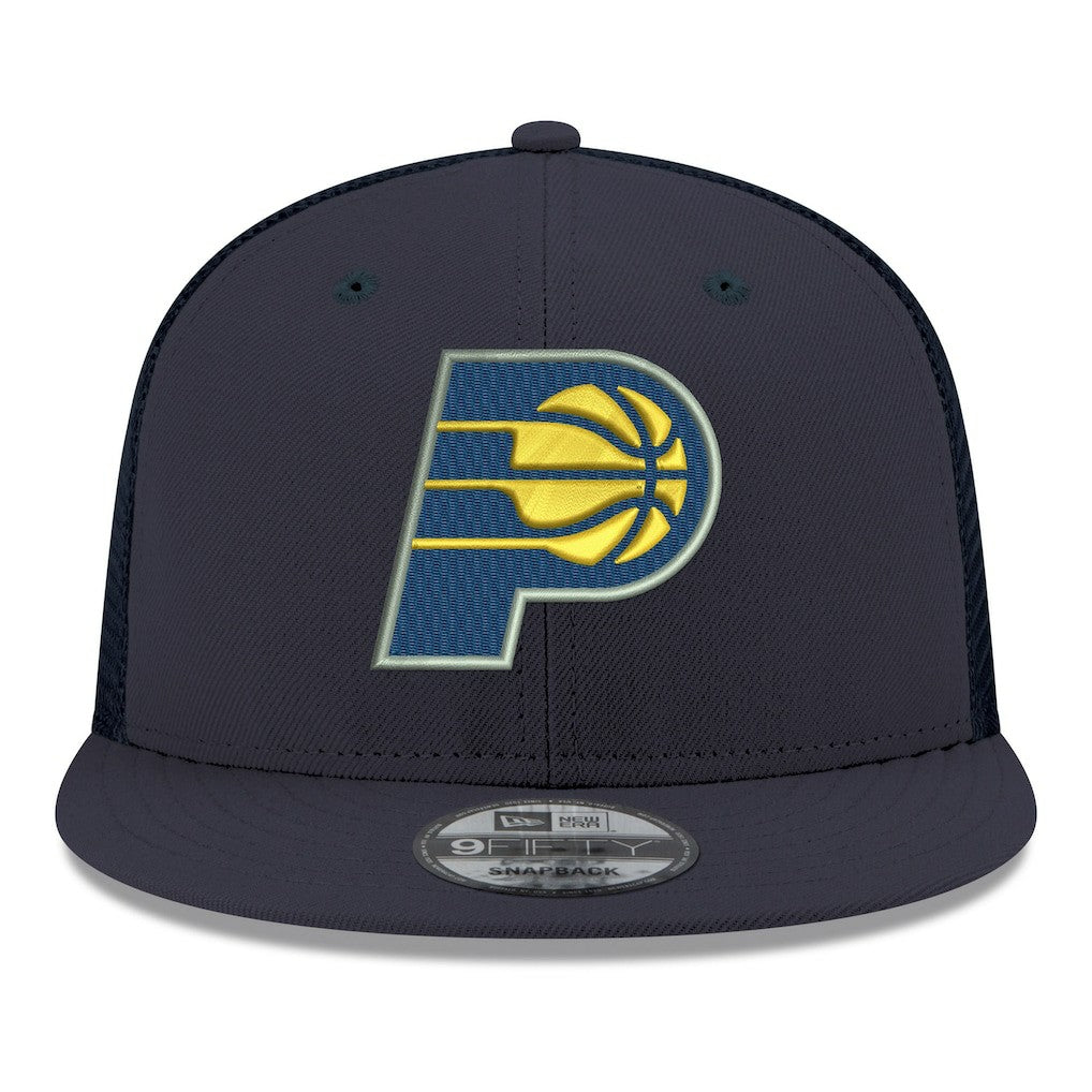Indiana Pacers Core Logo Meshback 9FIFTY Snapback Hat Navy
