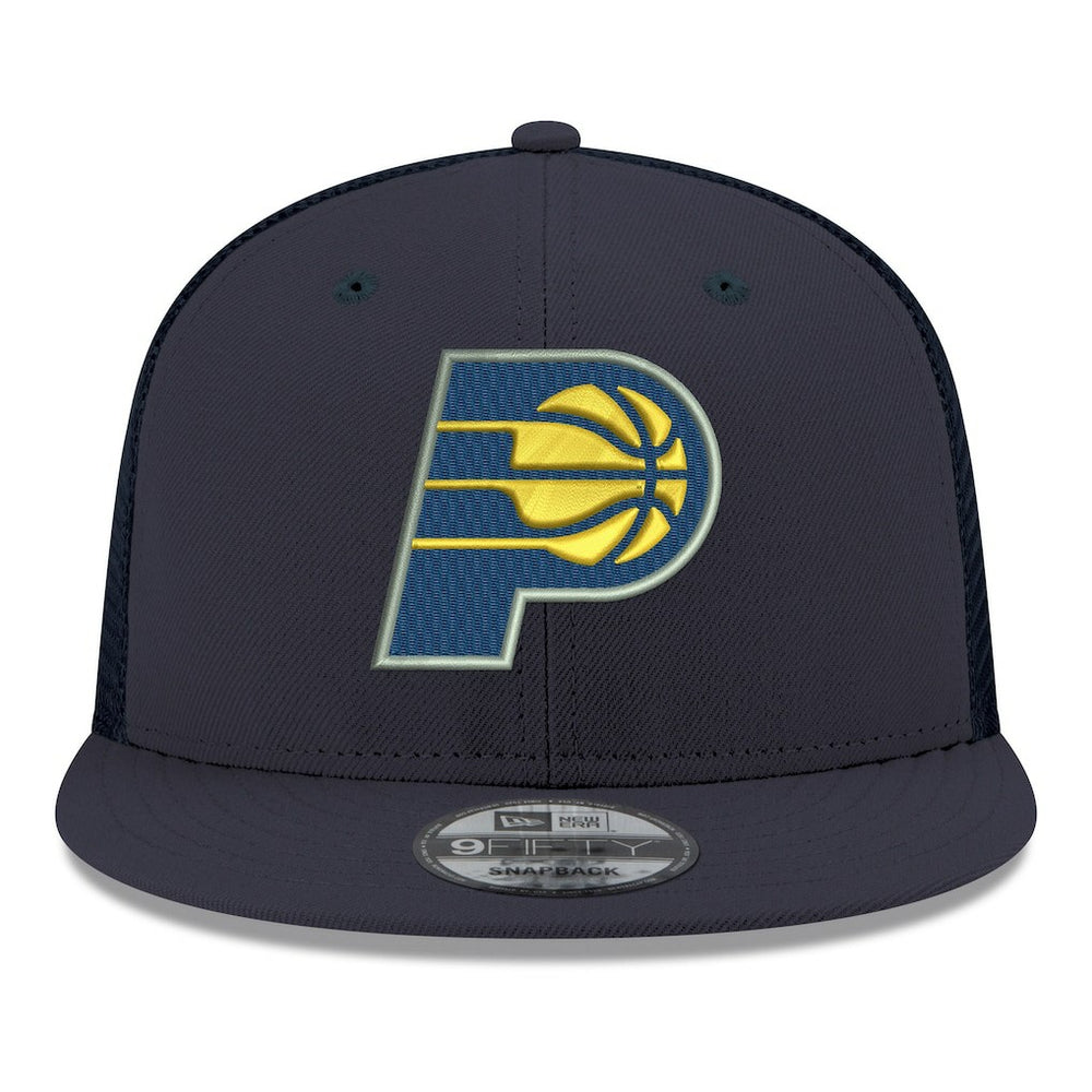 Indiana Pacers Core Logo Meshback 9FIFTY Snapback Hat Navy