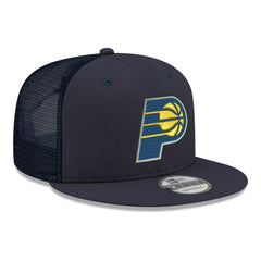 Indiana Pacers Core Logo Meshback 9FIFTY Snapback Hat Navy