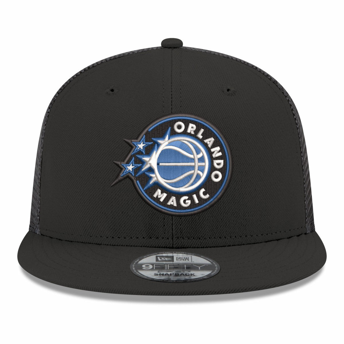 Orlando Magic Core Logo Meshback 9FIFTY Snapback Hat Black