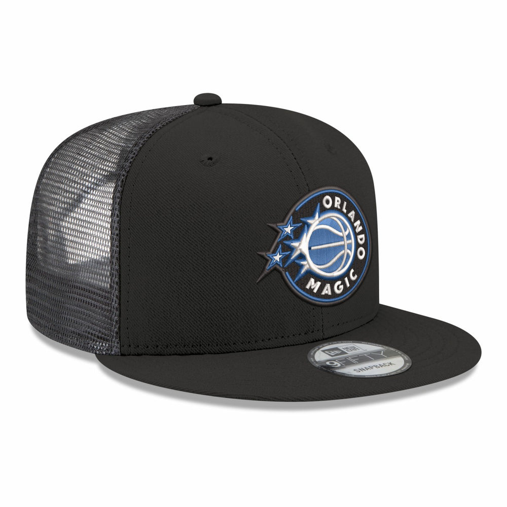 Orlando Magic Core Logo Meshback 9FIFTY Snapback Hat Black