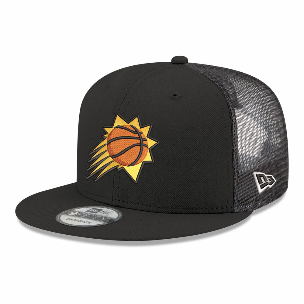 Phoenix Suns Core Logo Meshback 9FIFTY Snapback Hat Black