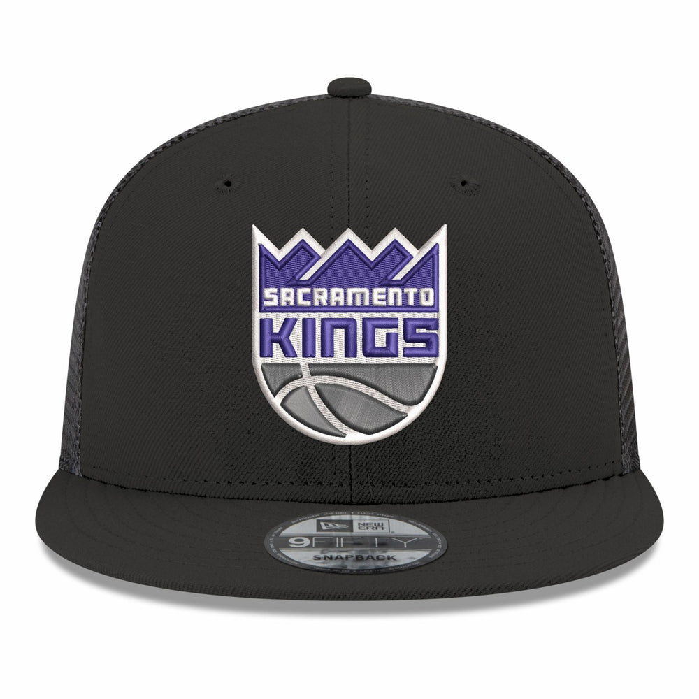 Sacramento Kings Core Logo Meshback 9FIFTY Snapback Hat Black