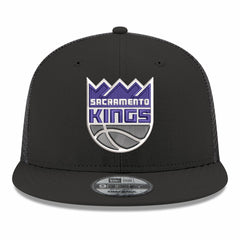 Sacramento Kings Core Logo Meshback 9FIFTY Snapback Hat Black