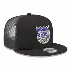Sacramento Kings Core Logo Meshback 9FIFTY Snapback Hat Black