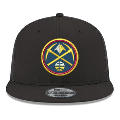 Denver Nuggets Core Logo Meshback 9FIFTY Snapback Hat Black