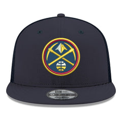 Denver Nuggets Core Logo Meshback 9FIFTY Snapback Hat Navy