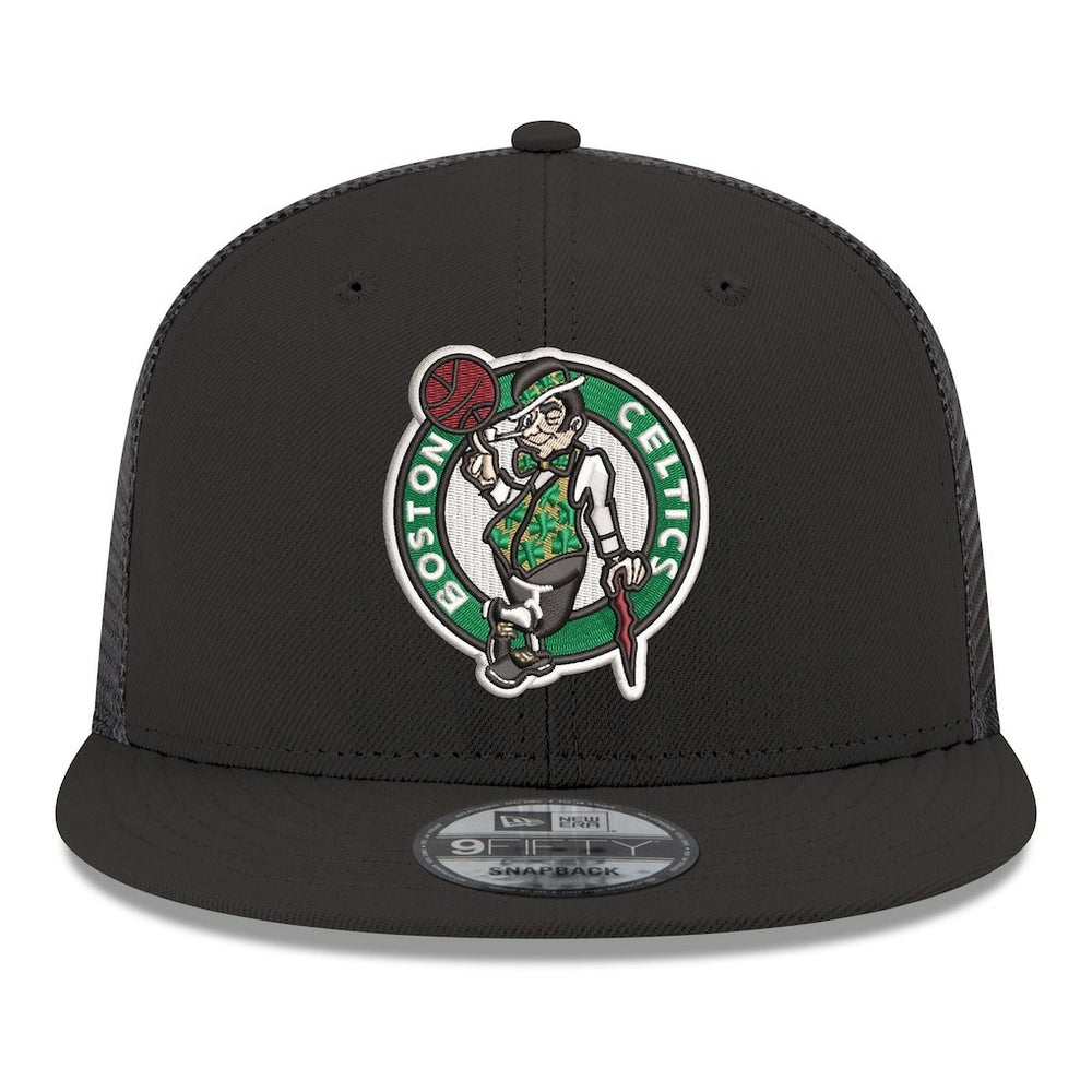 Boston Celtics Core Logo Meshback 9FIFTY Snapback Hat Black