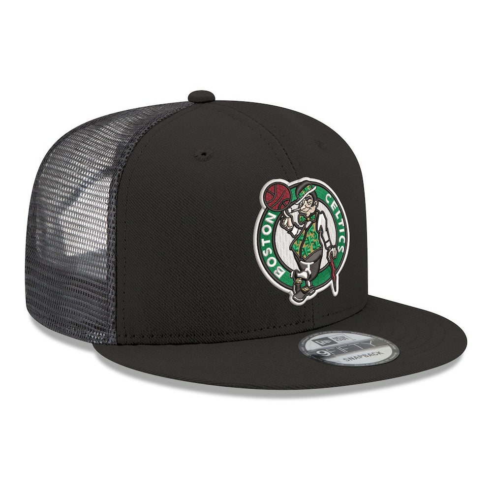 Boston Celtics Core Logo Meshback 9FIFTY Snapback Hat Black