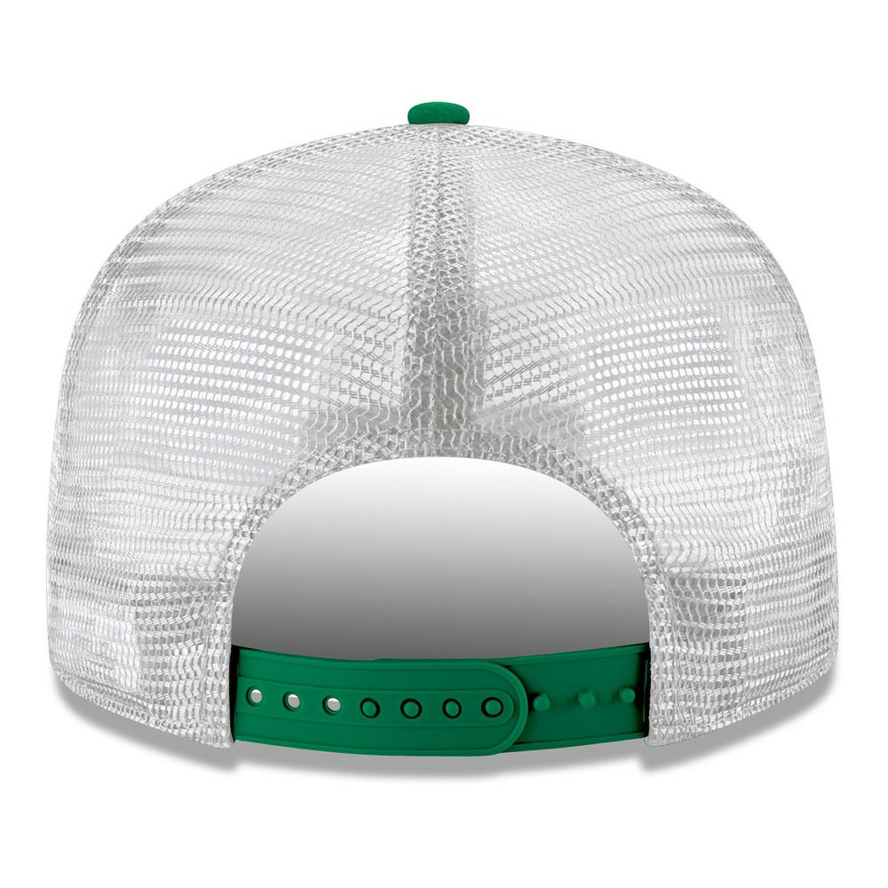 Boston Celtics Core Logo Meshback 9FIFTY Snapback Hat Kelly Green