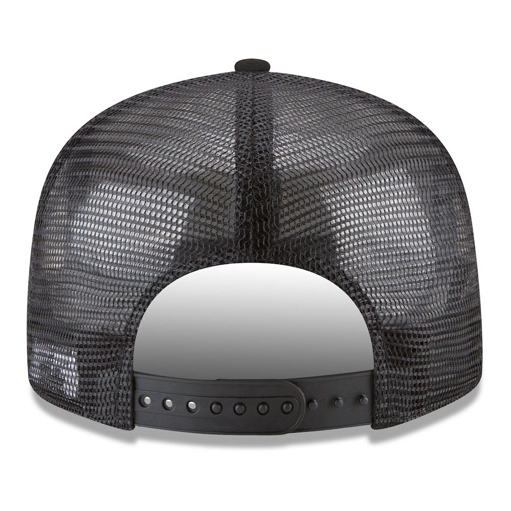 Charlotte Hornets Core Logo Meshback 9FIFTY Snapback Hat Black