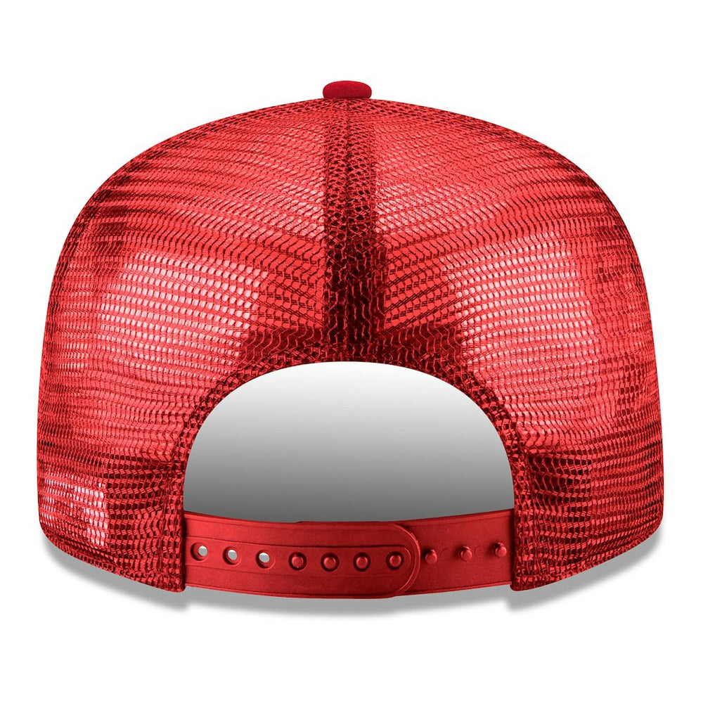 Chicago Bulls Core Logo Meshback 9FIFTY Snapback Hat Red
