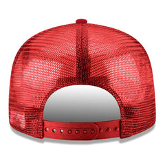 Chicago Bulls Core Logo Meshback 9FIFTY Snapback Hat Red