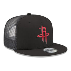 Houston Rockets Core Logo Meshback 9FIFTY Snapback Hat Black